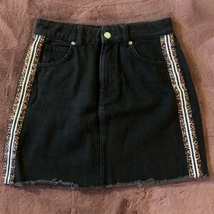 TOPSHOP MOTO DENIM SKIRT